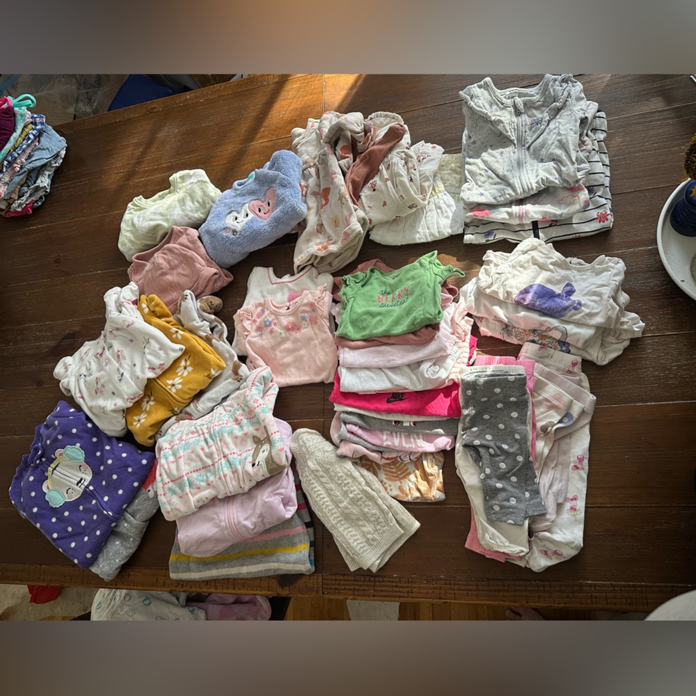 Baby Girl Clothing Bundle, Size 0-3 Months